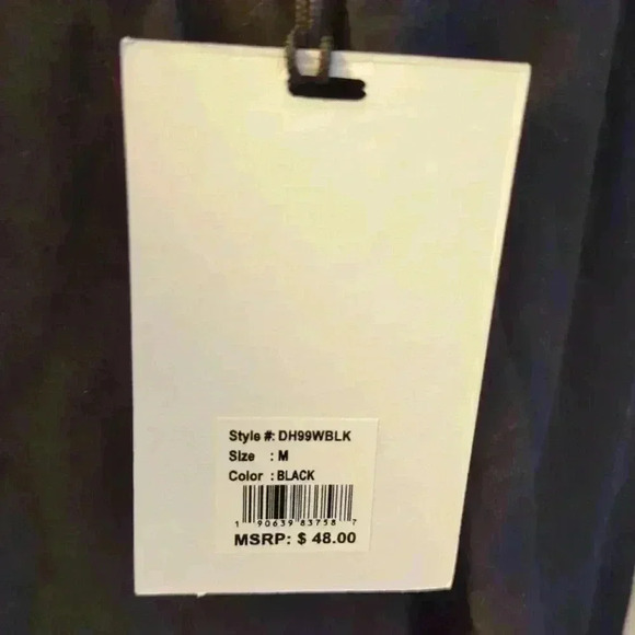 Paper denim & cloth long sleeve shirt with hood, medium black - Picture 5 of 7